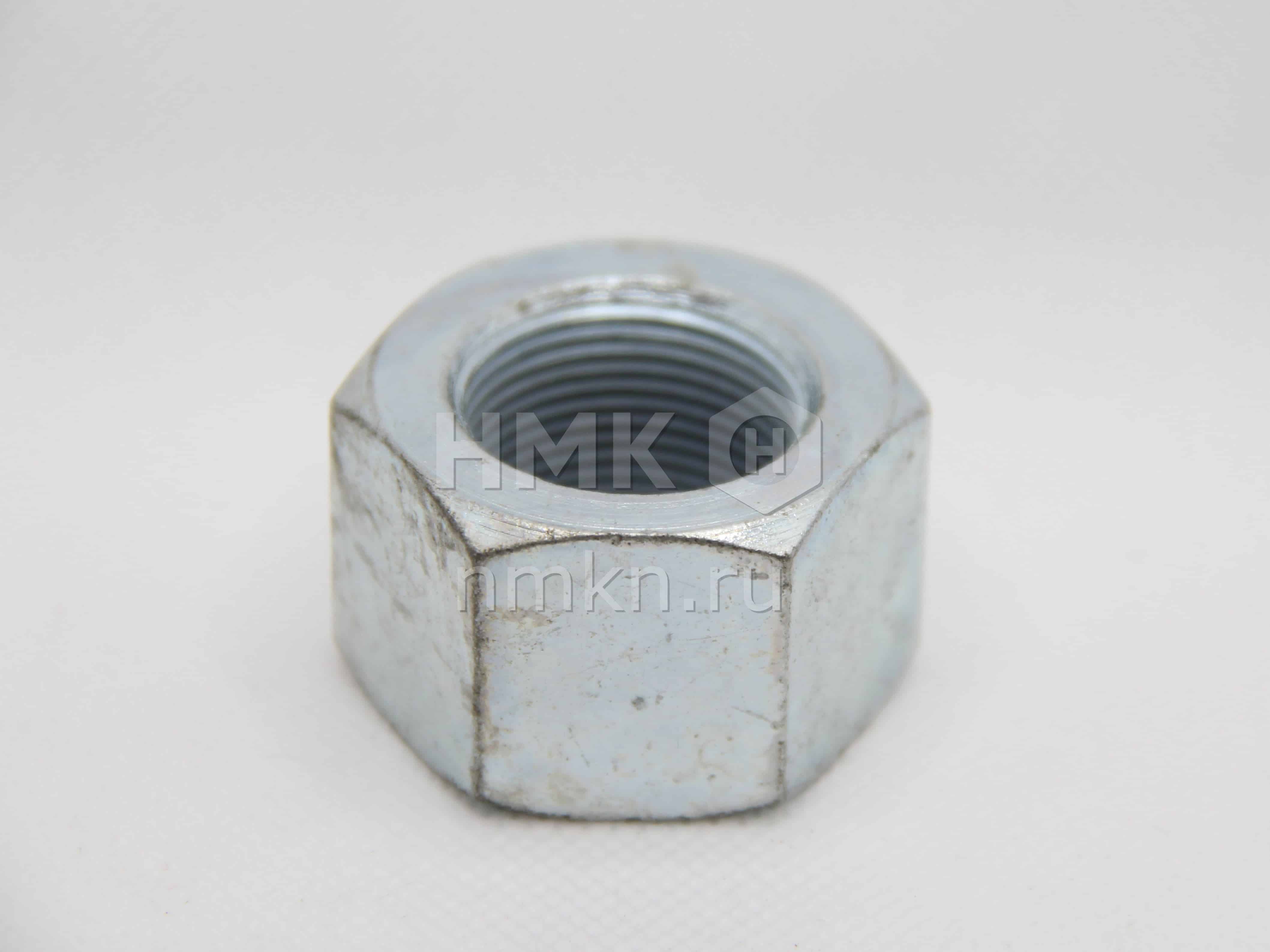 гайка м22*1,5 (24, ключ 32) стремянки задней рессоры зил 130 303243-п29 в интернет-магазине НМК